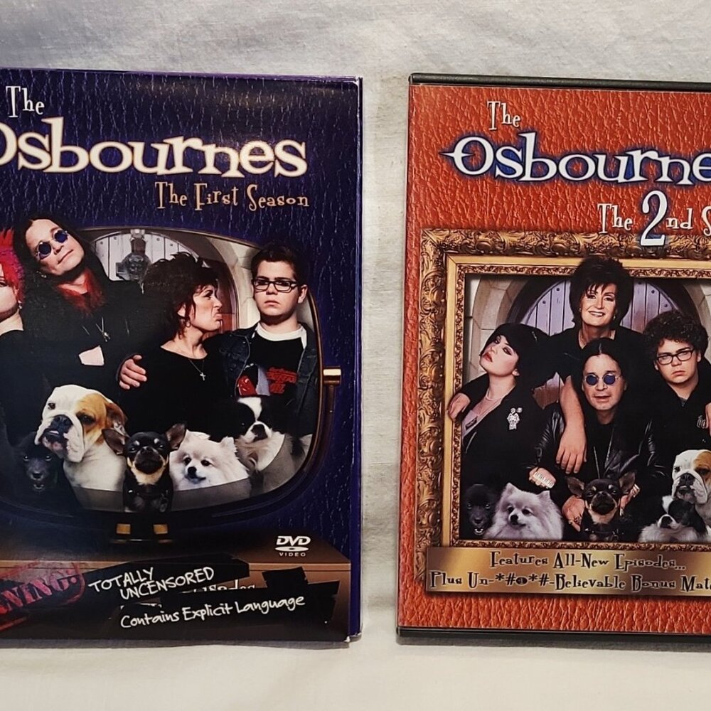 The Osbournes DVD UNCENSORED First & Second Seasons - Excellent Cond